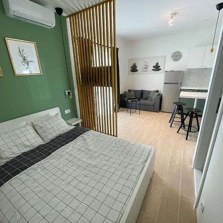 Modern Studio Overlooking Downtown Makarska Ngoại thất bức ảnh