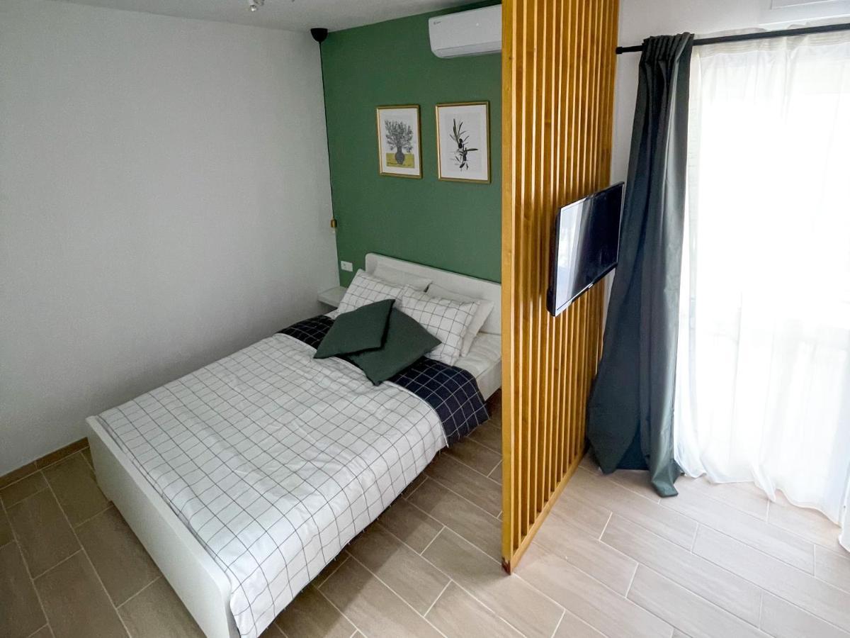 Modern Studio Overlooking Downtown Makarska Ngoại thất bức ảnh