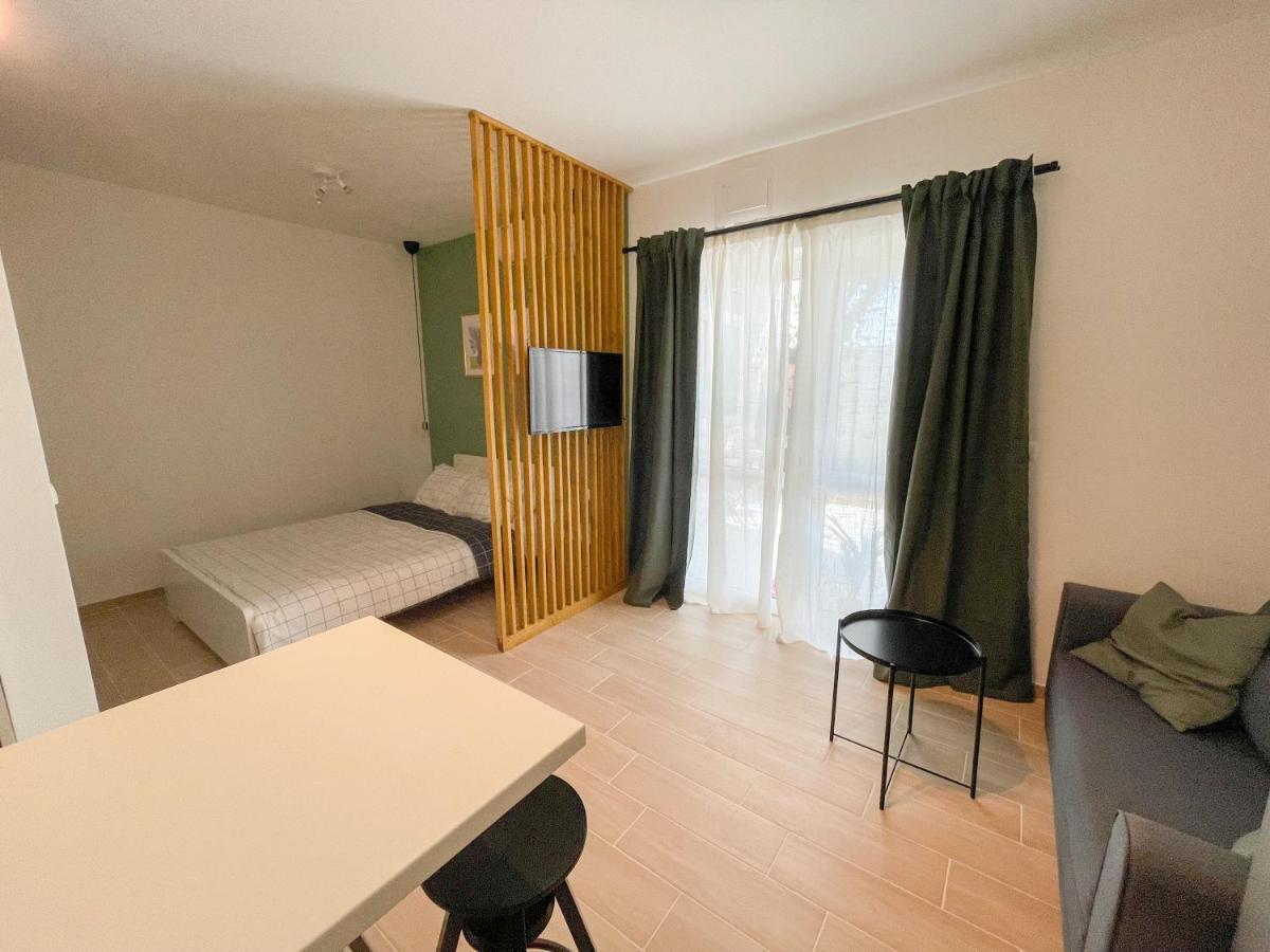 Modern Studio Overlooking Downtown Makarska Ngoại thất bức ảnh