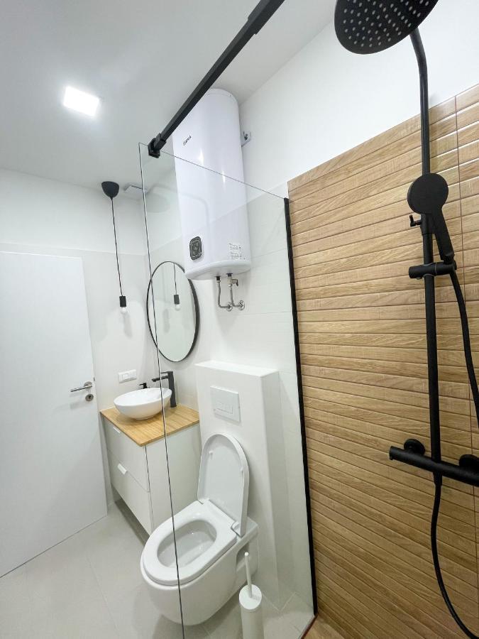 Modern Studio Overlooking Downtown Makarska Ngoại thất bức ảnh