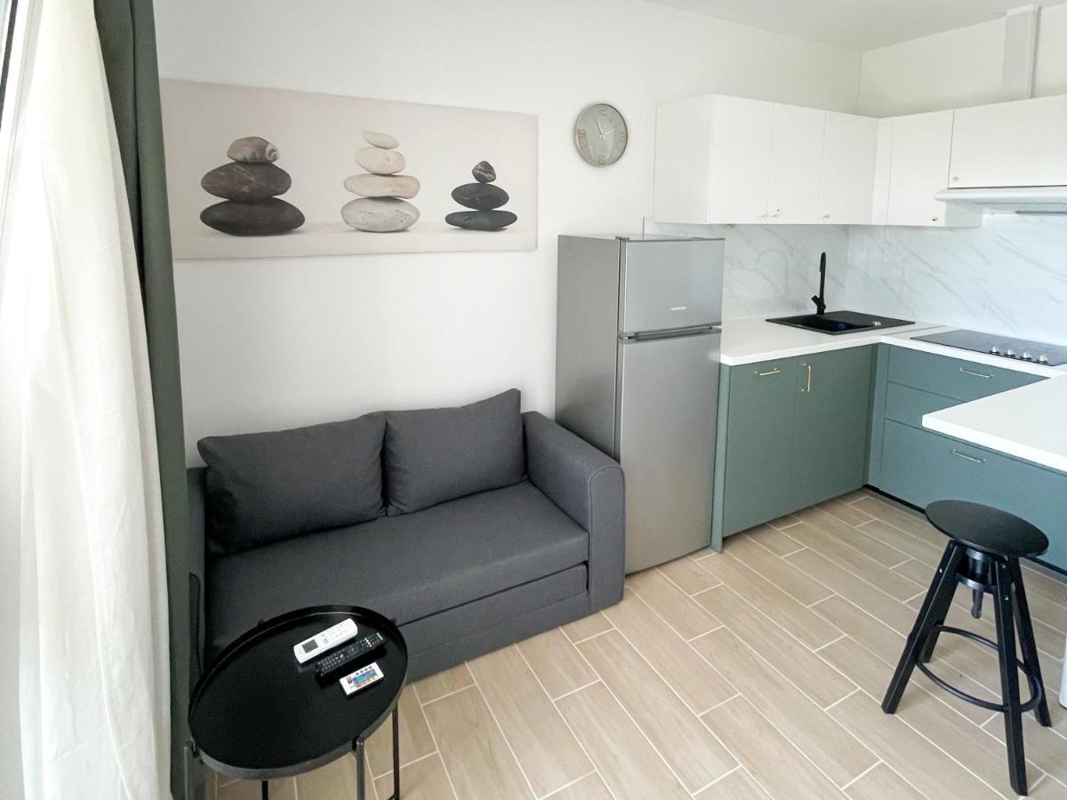 Modern Studio Overlooking Downtown Makarska Ngoại thất bức ảnh