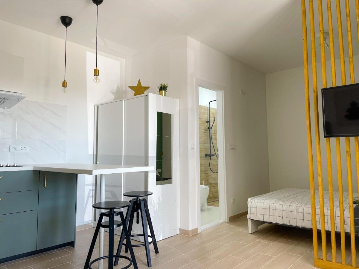 Modern Studio Overlooking Downtown Makarska Ngoại thất bức ảnh